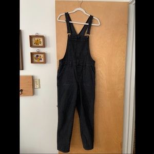 Madewell Black overalls